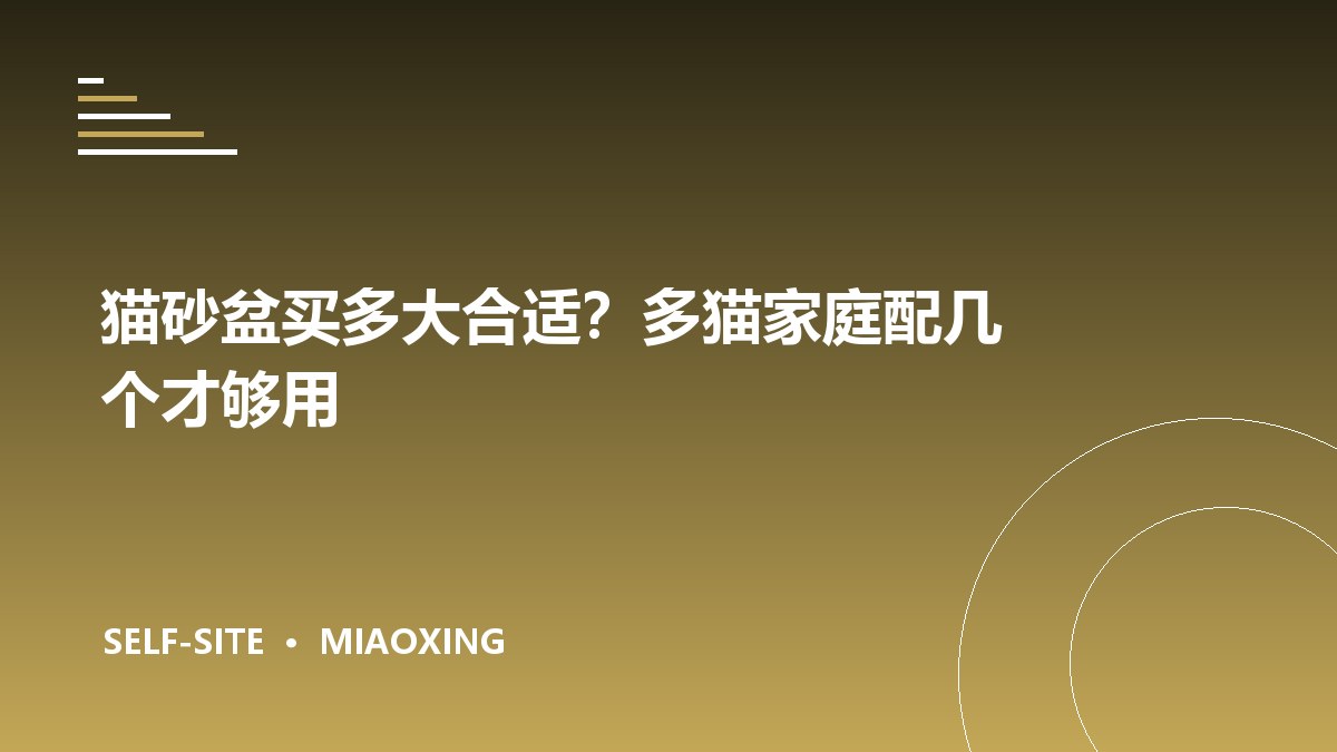 猫砂盆买多大合适？多猫家庭配几个才够用